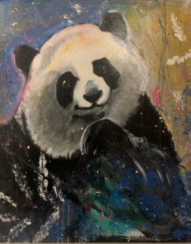 Œuvre contemporaine nommée « Panda », Réalisée par JEAN -MARIE DENIEL