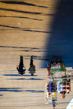 Œuvre contemporaine nommée « L'ombrière sur le vieux port de Marseille », Réalisée par GEORGES NEYRAC