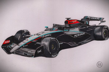 Mercedes AMG F1 W15 Sur le site d’ARTactif