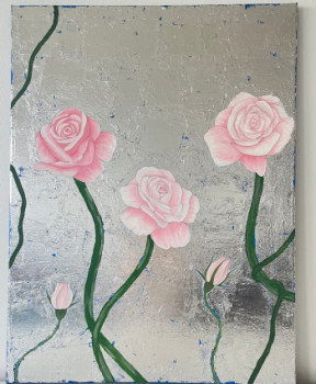 Œuvre contemporaine nommée « Roses », Réalisée par NISIE