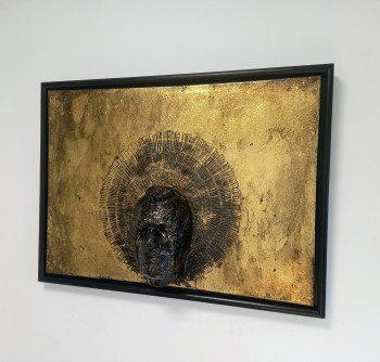 Œuvre contemporaine nommée « Göttlich Gold », Réalisée par ART11I