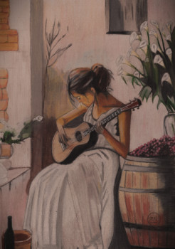 La dame à la guitare Sur le site d’ARTactif