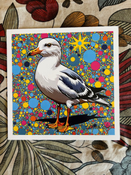 la mouette facon pop art Sur le site d’ARTactif