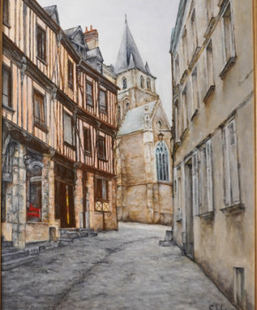 Œuvre contemporaine nommée « Laval Rue de la Trinité », Réalisée par LEFEVRE