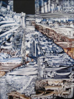 Œuvre contemporaine nommée « Boulevard », Réalisée par JEAN PIERRE HUE