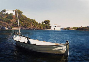 Œuvre contemporaine nommée « port de Maó », Réalisée par JOSE CARLOS ORTIZ