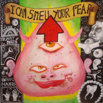 Œuvre contemporaine nommée « I can smell your fear », Réalisée par ER BR