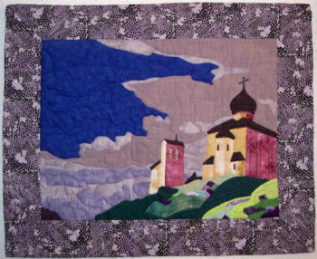 Œuvre contemporaine nommée « D'après Nicolaï Roerich - Le Temple », Réalisée par LYPDART