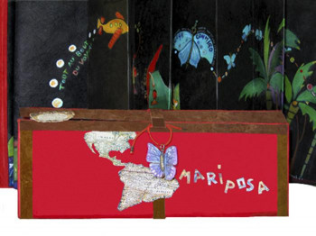 Œuvre contemporaine nommée « Mariposa 2 », Réalisée par LéA TIRMANT