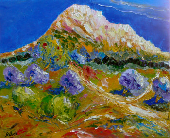 Œuvre contemporaine nommée « Sainte Victoire », Réalisée par RAOUL RIBOT