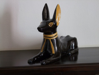 Œuvre contemporaine nommée « Anubis », Réalisée par XAVIER JARRY-LACOMBE