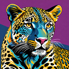 guepard-pop-art