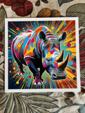 rhinoceros-pop-art