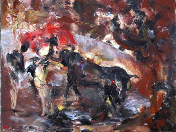 Œuvre contemporaine nommée « Corrida - Farol », Réalisée par GUILLOU