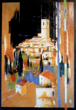 Œuvre contemporaine nommée « "St Paul de Vence 1" », Réalisée par JAMES BURGEVIN