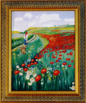 Œuvre contemporaine nommée « 12 - COQUELICOT P1050789 », Réalisée par ARTISTE M.EGVA