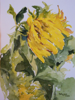 Œuvre contemporaine nommée « Turnesol N°1 », Réalisée par ZHUYAN