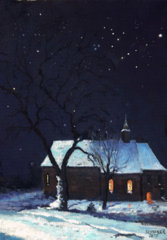 Œuvre contemporaine nommée « Nuit de Noël », Réalisée par ROBERT SCHOULER