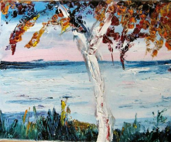 Œuvre contemporaine nommée « Lac-St-Jean », Réalisée par ERIKA PRUVOST