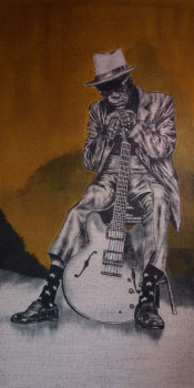 Œuvre contemporaine nommée « John Lee Hooker », Réalisée par ERIC ERIC