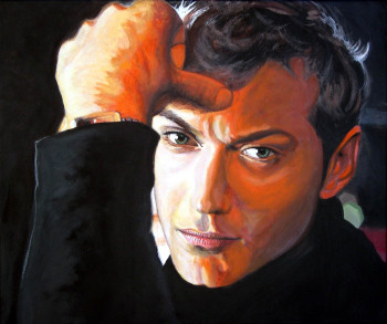 Œuvre contemporaine nommée « PORTRAIT - "Jude Law" », Réalisée par AGRISELIN